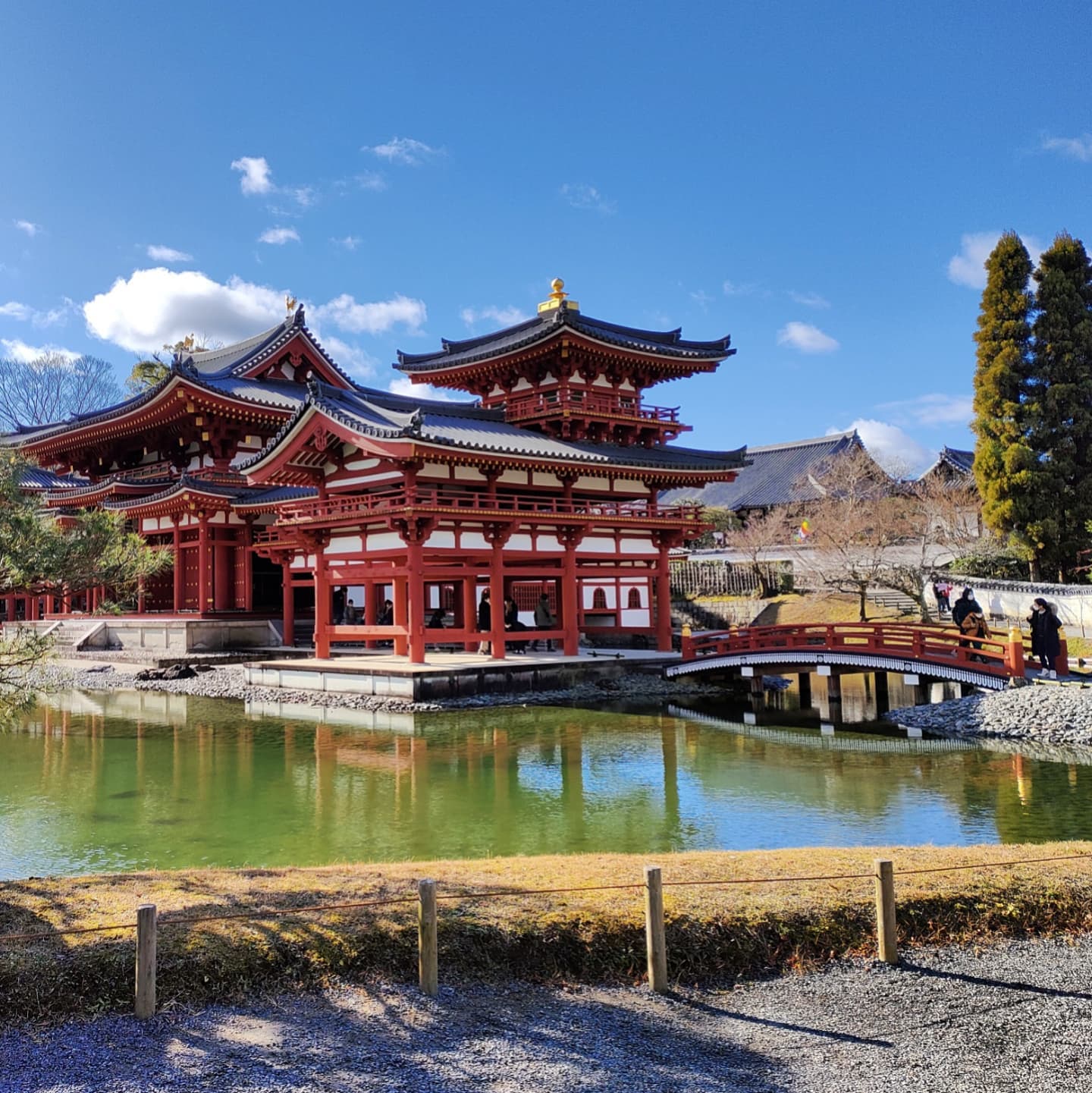 El templo Byōdō-in en Uji es patromonio de la Humanidad y está cerca de Kioto