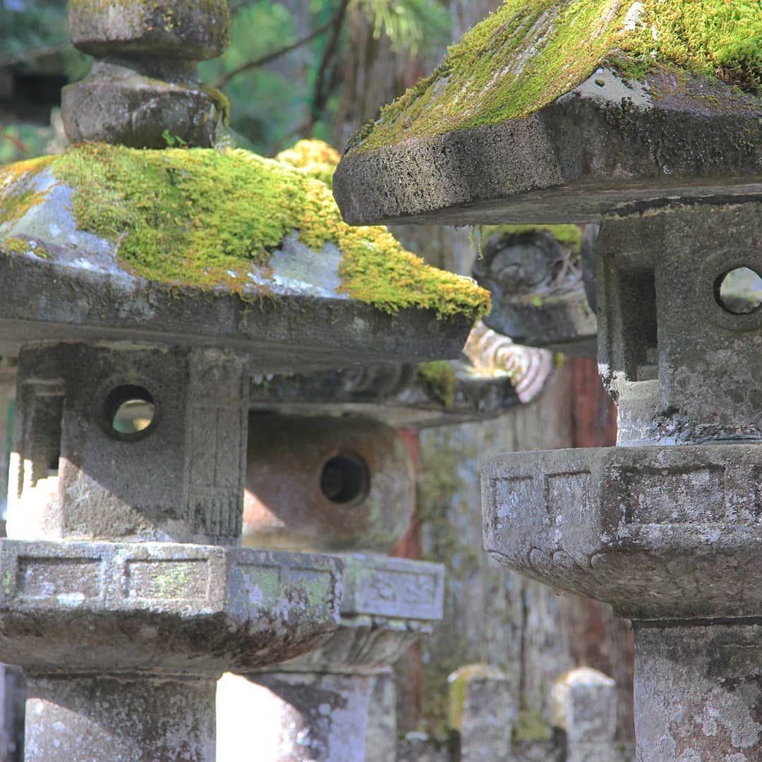 Faroles de piedra en el santuario Toshogu de Nikko
